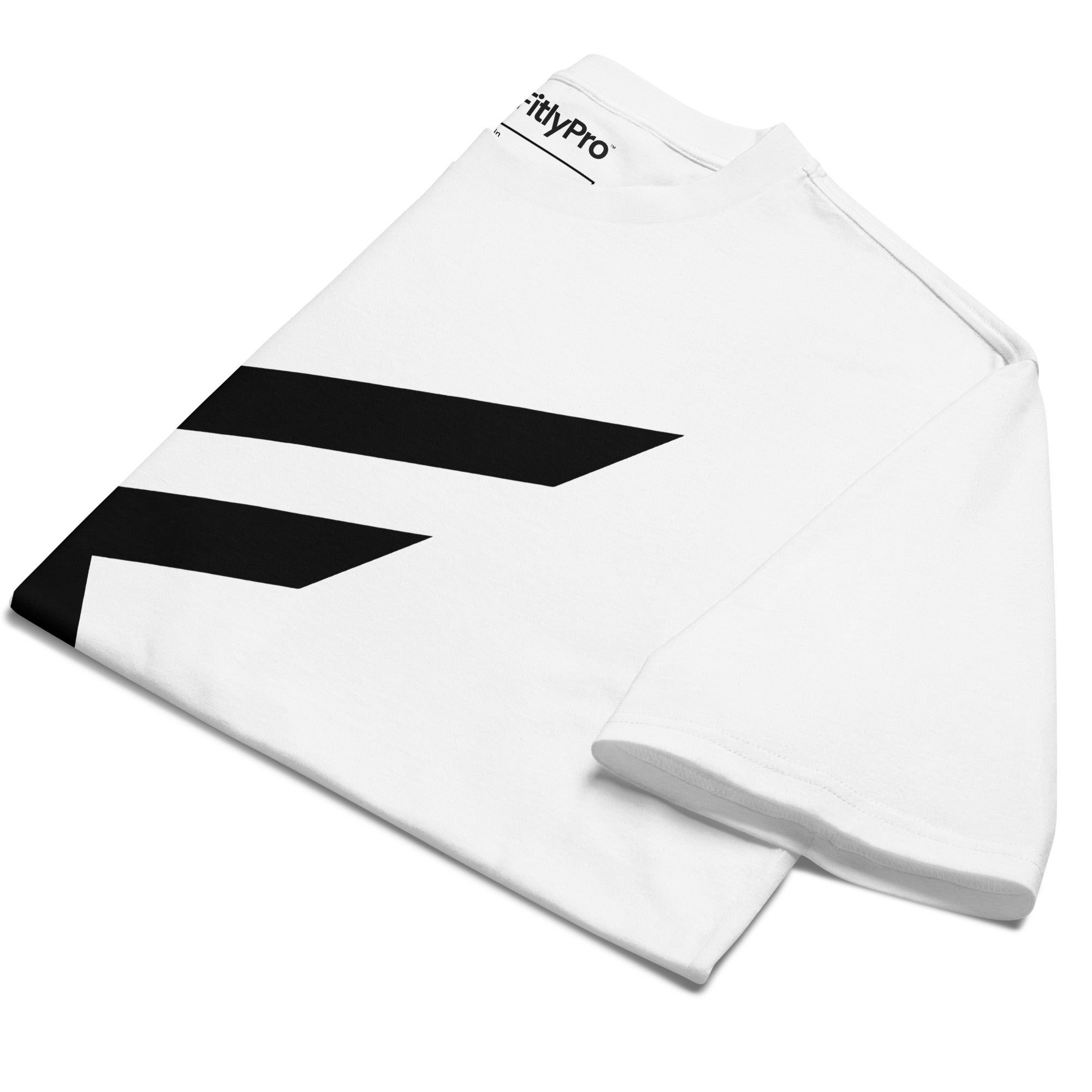 UrbanMark Edition oversized heavyweight tee with bold black graphics on white background.