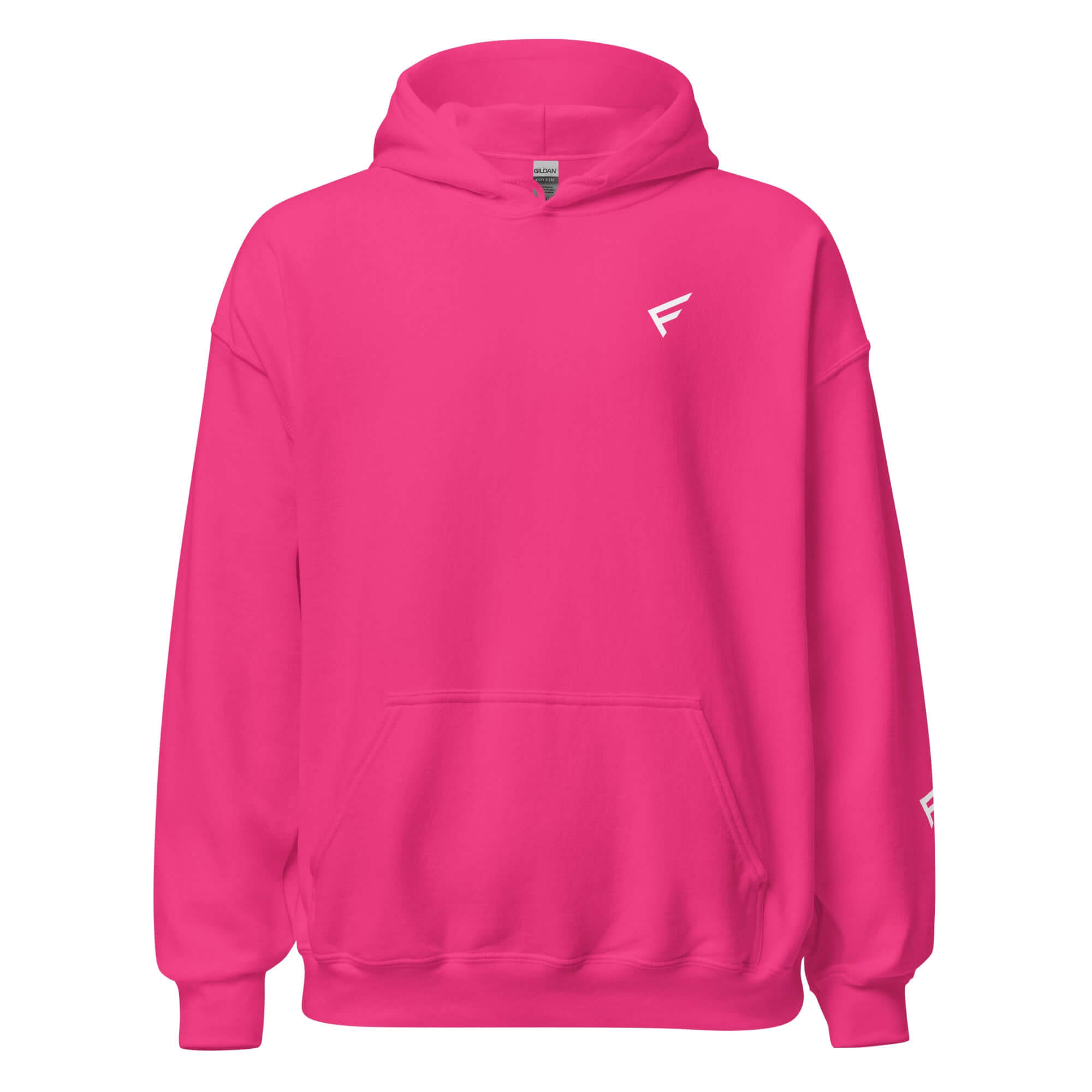 Women’s pink hoodie in soft cotton blend for everyday comfort and stylish layering.